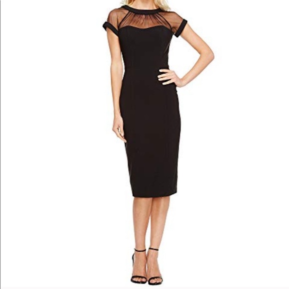 Maggy London Dresses & Skirts - Maggy London- LBD w/ Illusion Top